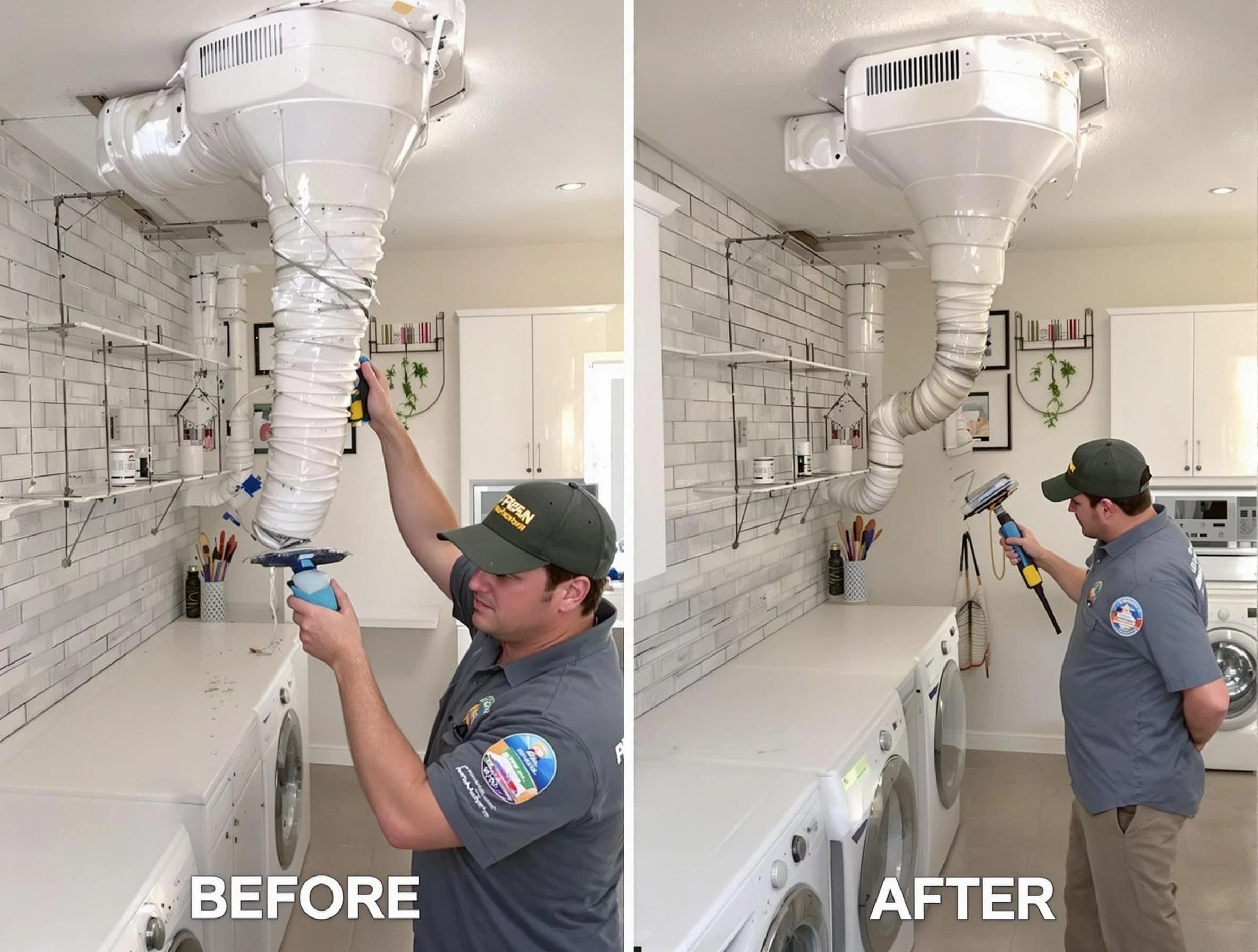 Professional dryer exhaust vent cleaning by Ogden Dryer Vent Cleaning in Ogden