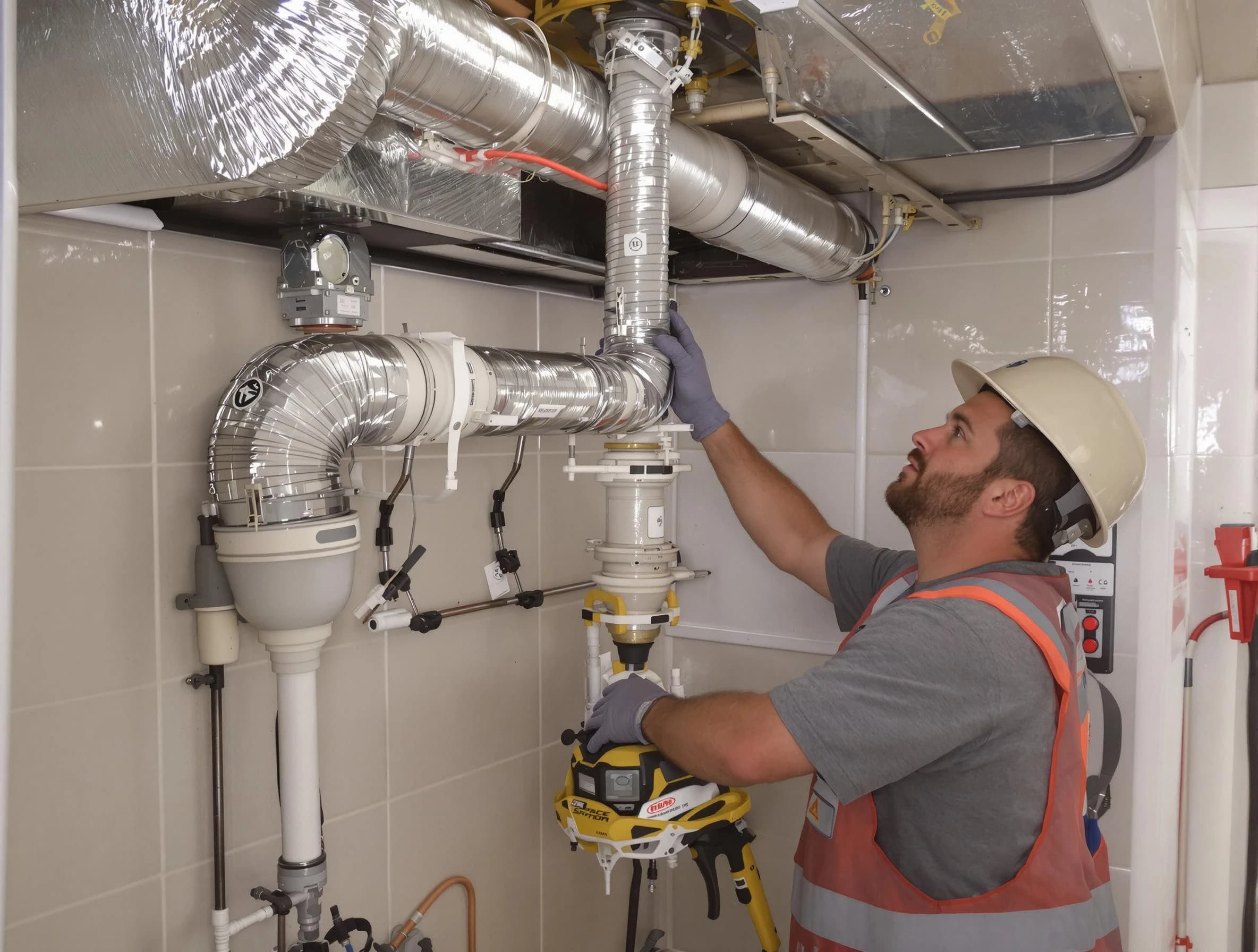 Ogden Dryer Vent Cleaning expert performing professional dryer vent repair and installation in Ogden