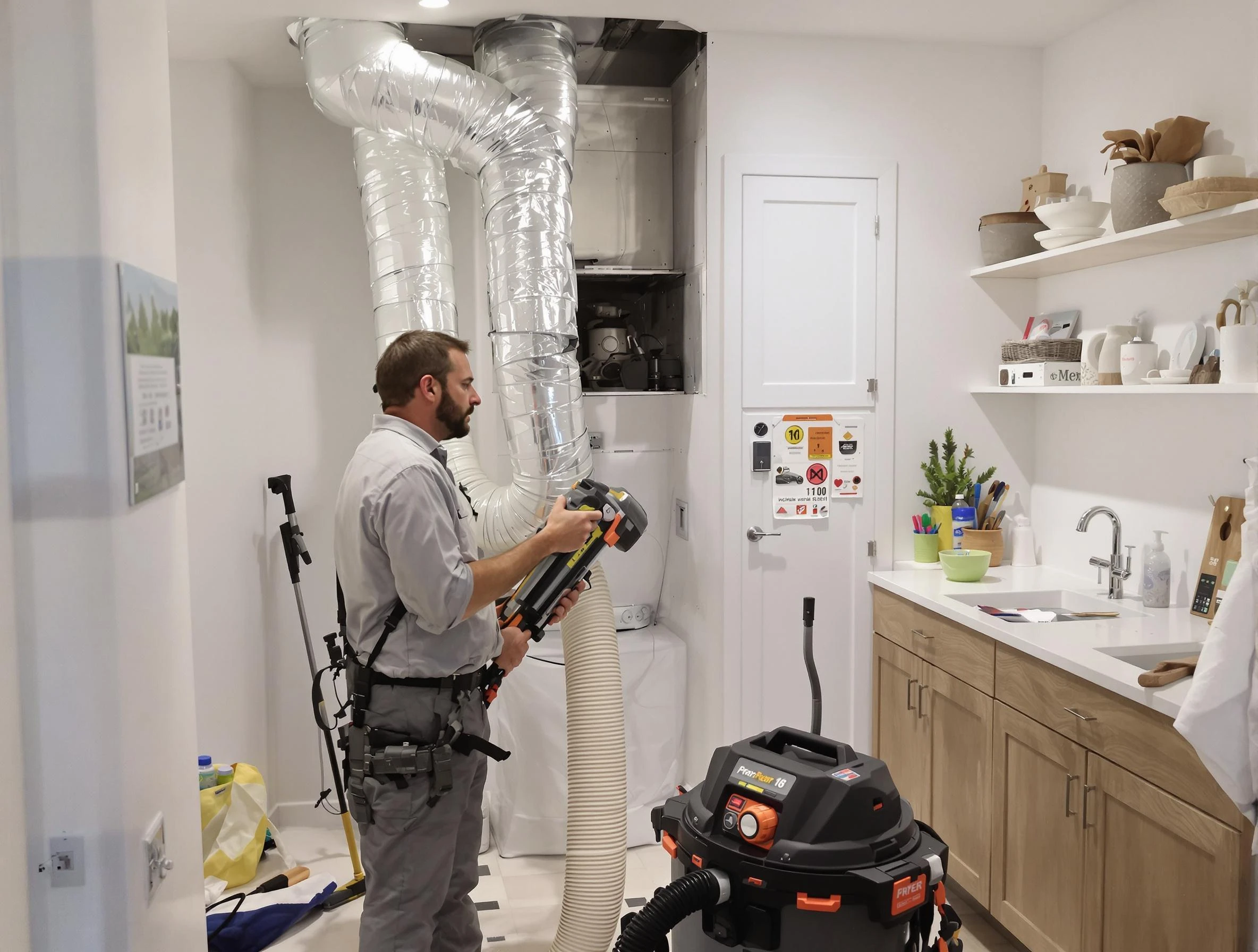 Clogged Dryer Vent Cleaning in Ogden
