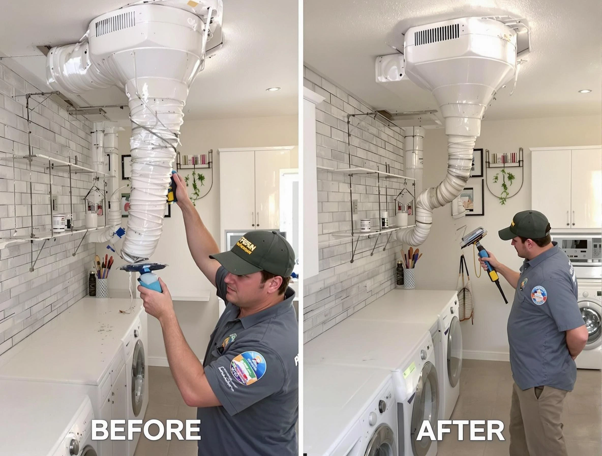 Professional dryer exhaust vent cleaning by Ogden Dryer Vent Cleaning in Ogden