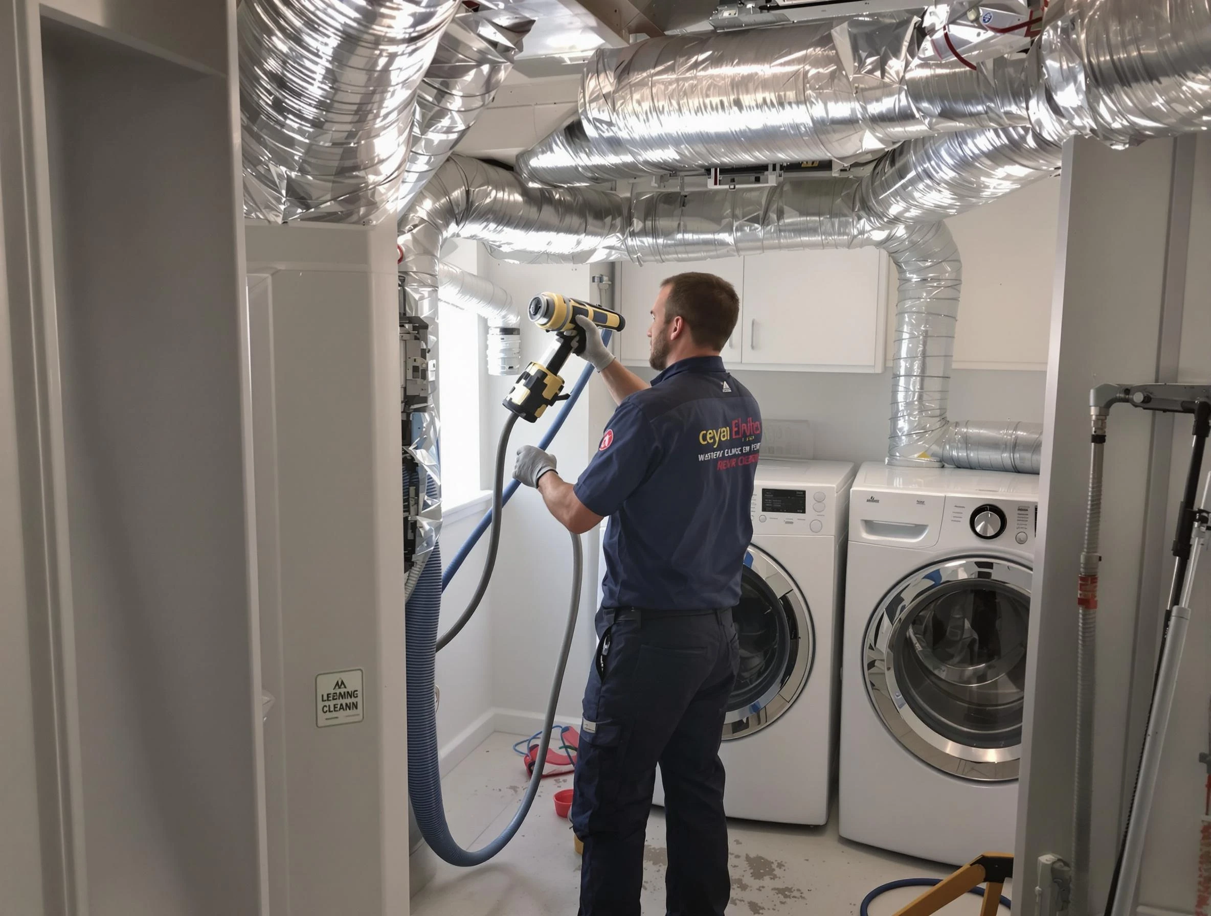Ogden Dryer Vent Cleaning specialist using advanced equipment for thorough duct cleaning in Ogden
