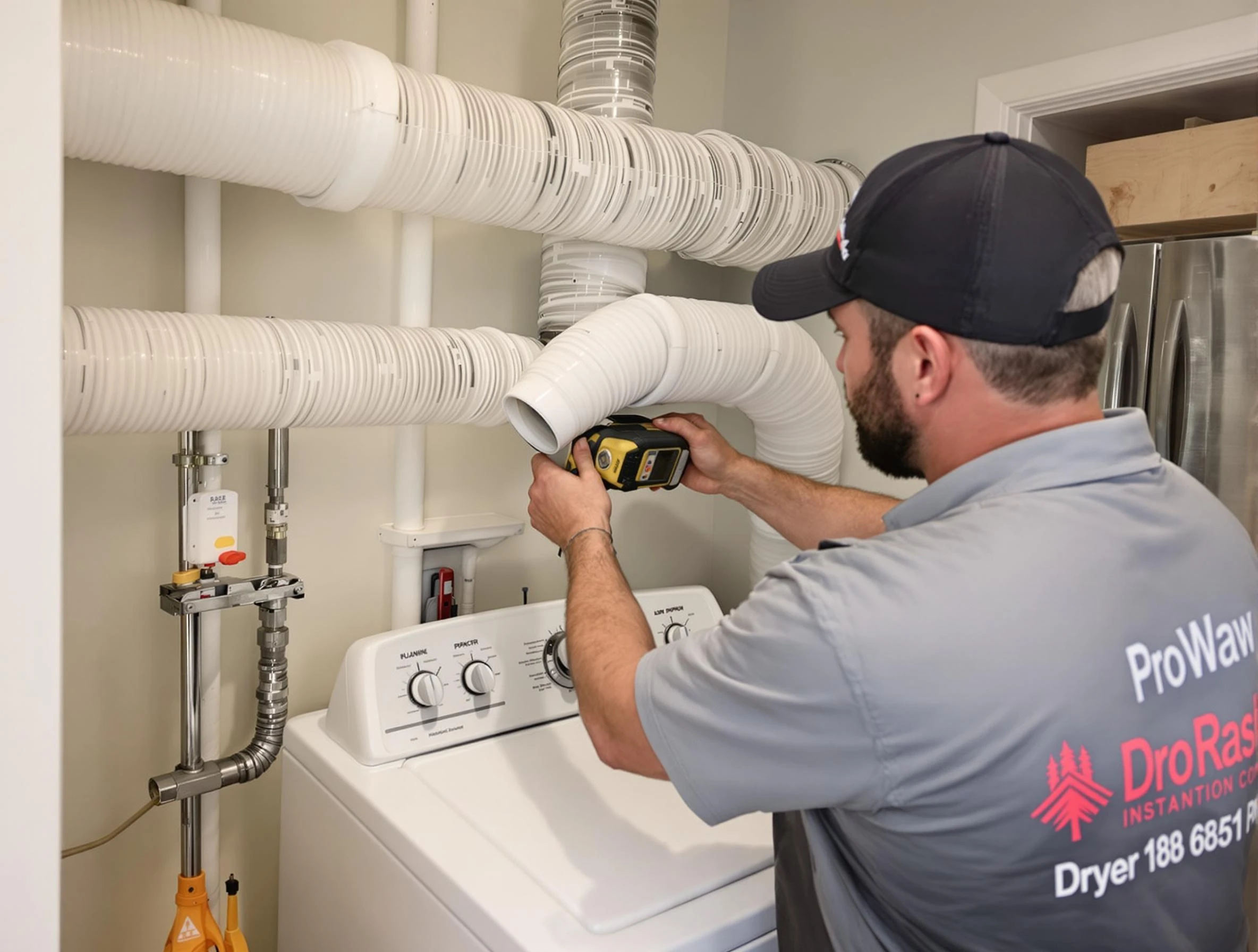 Professional dryer vent hose installation by Ogden Dryer Vent Cleaning in Ogden